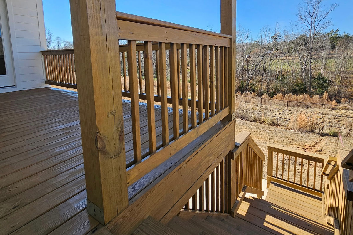 Sealed and restored deck surface